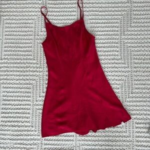 Free People Intimately Red Slip Dress